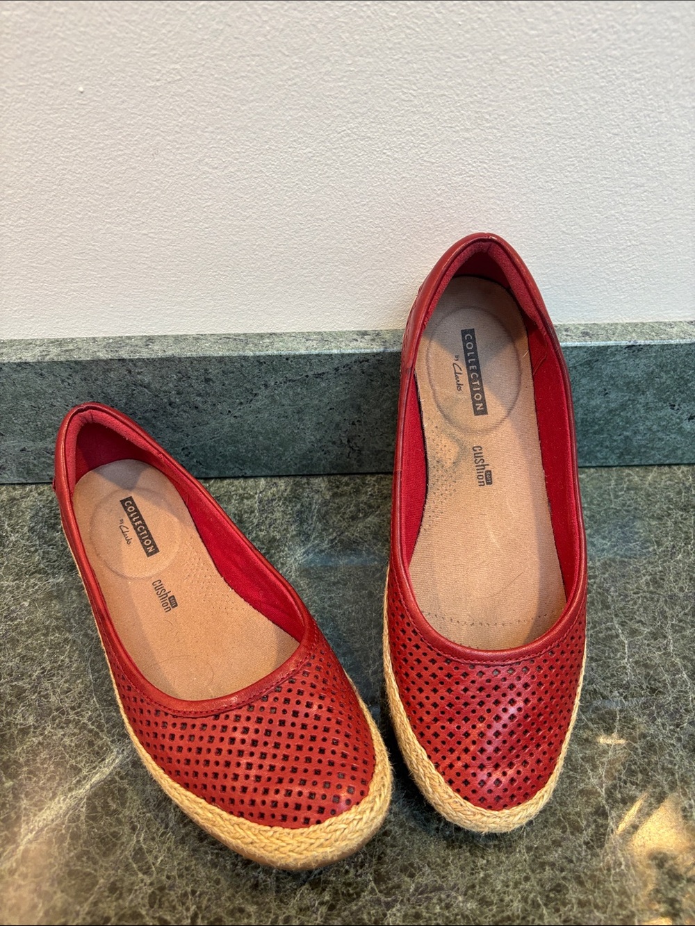 Clarks Women's Red Ballet-shoes